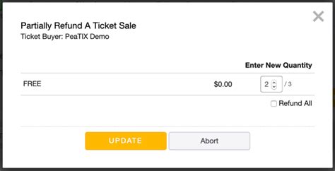 How to void individual tickets on an order .